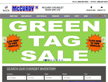 Tablet Screenshot of mccurdygm.com